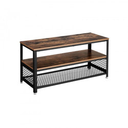 TV Meubel - Televisietafel voor tv's tot 43 inch - Industrieel Design - Bruin