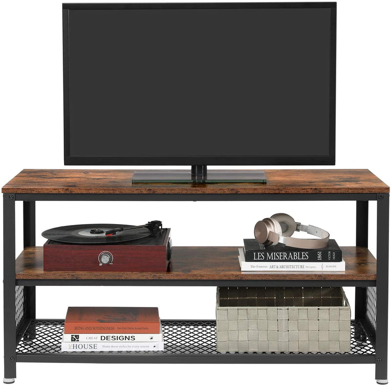 TV Meubel - Televisietafel voor tv's tot 43 inch - Industrieel Design - Bruin