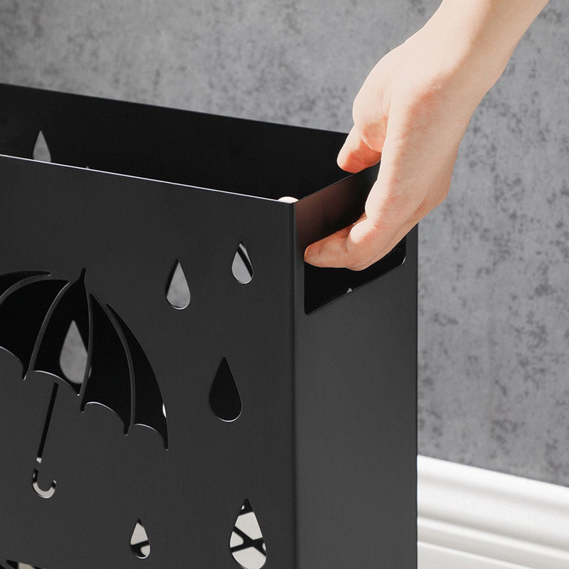 Cutie Umbrella - Metal Umbrella Box - dreptunghiular - negru