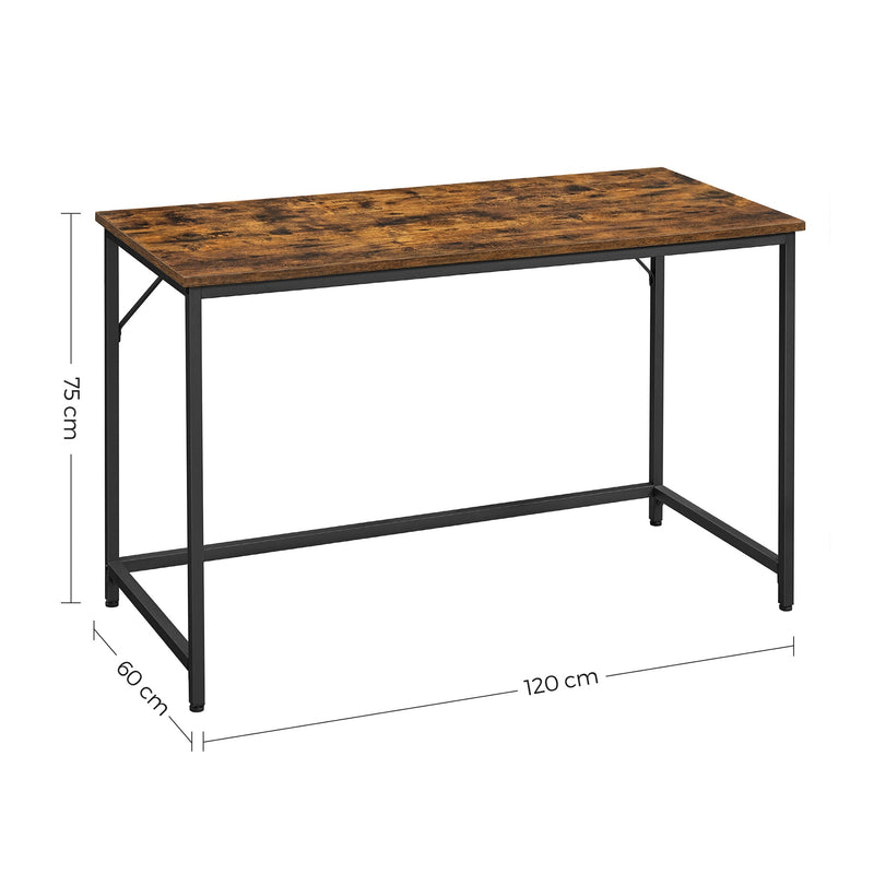 Biroul - Biroul de calculatoare - Office Office - PC Table - Vintage Brown / Negru