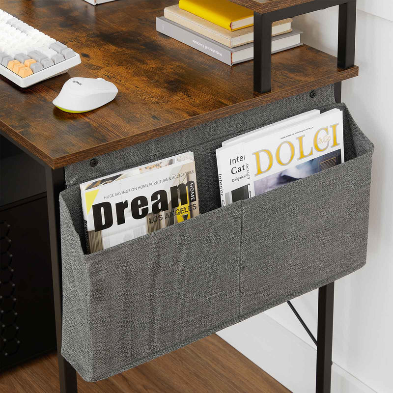 Bureau - Computer Office - Med Monitor Standard - Storage Bag - Justerbar POOTS - Industrial Design