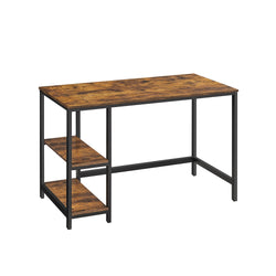 Bureau - Computertafel - pc-tafel - Bureautafel - Met 2 legplanken rechts of links - 120 x 60 x 75 cm