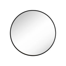 Wall Mirror - Round - Black Randing - 61 cm diameter