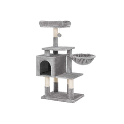 Scratching Post - Cat House - 110 cm - High Scratching Post - Light Gray