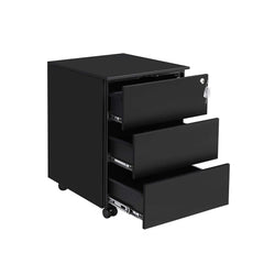 Arkivskab - Office Cabinet - LadeBlok - Matt Black