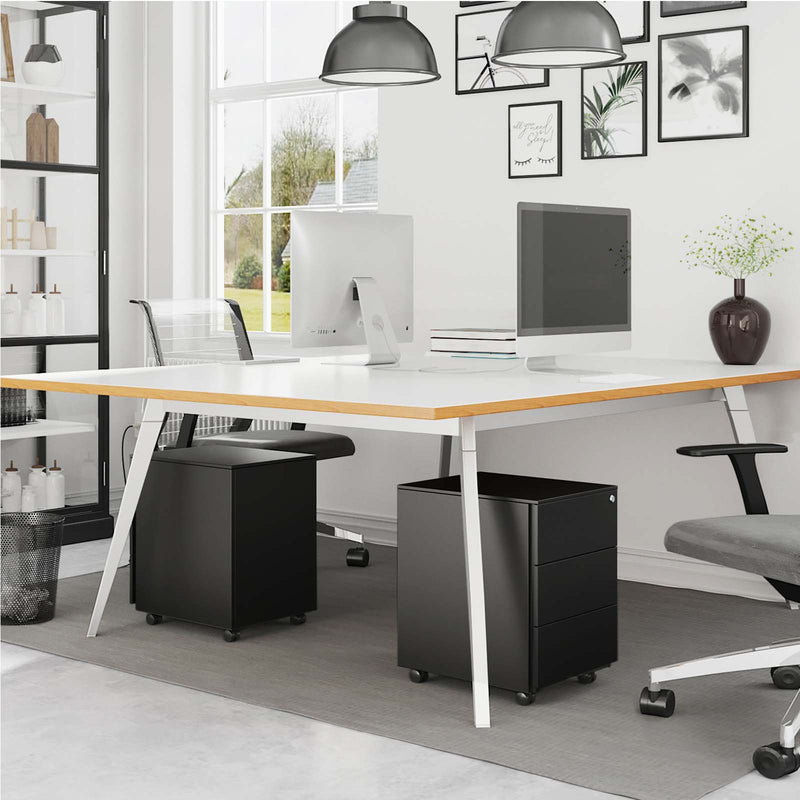 Arkivskab - Office Cabinet - LadeBlok - Matt Black