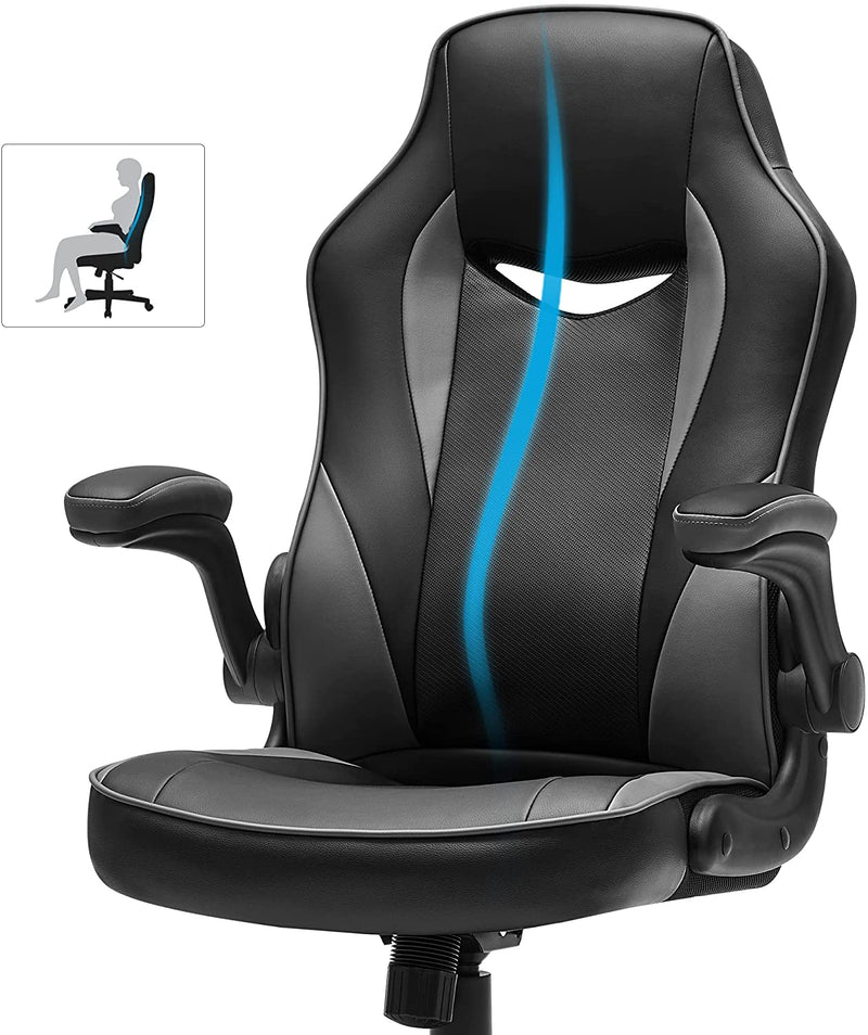 Président de bureau - Chaire de bureau ergonomique - Chaise informatique - en hauteur réglable - noir