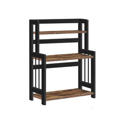 Herb Rack cu 3 niveluri - Rack de bucătărie - Stocare Rack - Maro / Negru