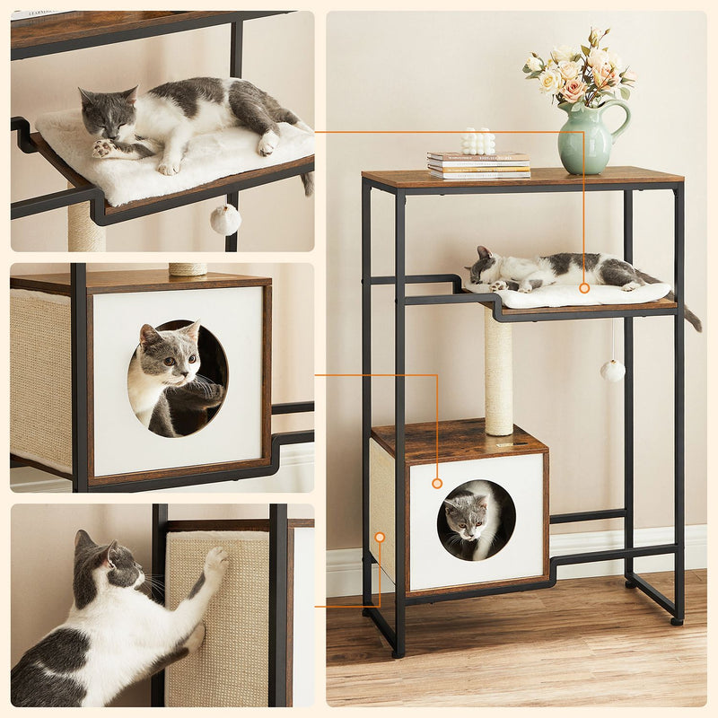 Scratching Post - avec planche - 2 -in -1 meubles - brun