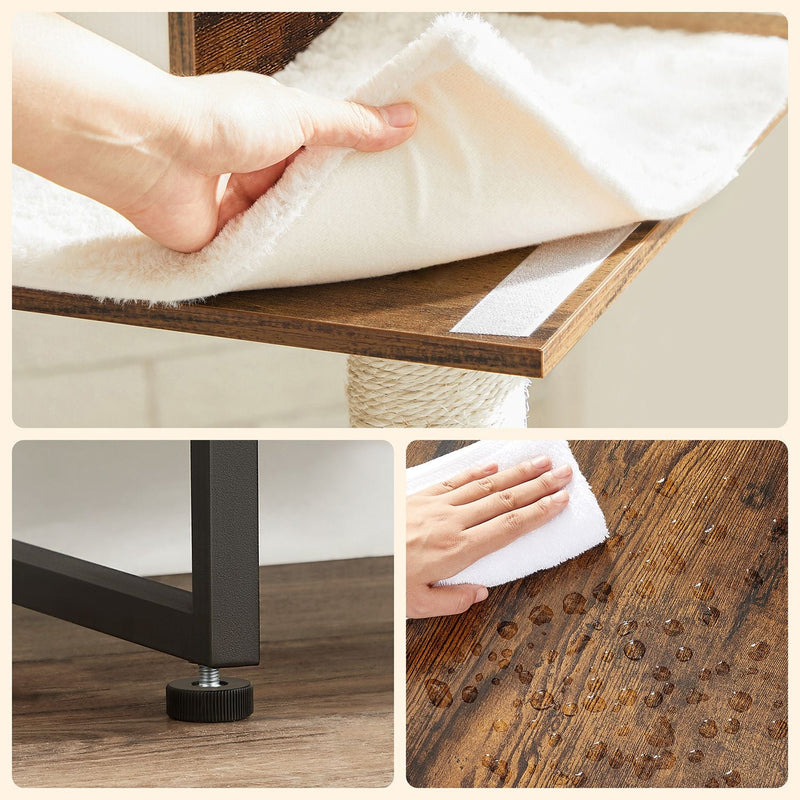 Scratching Post - avec planche - 2 -in -1 meubles - brun