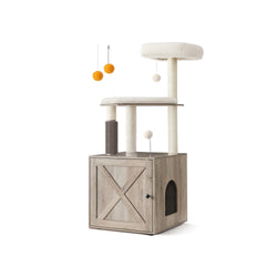 Scratching Post - 2 -in -1 - Lull Box and Scratching Post - Modern Cat Tree