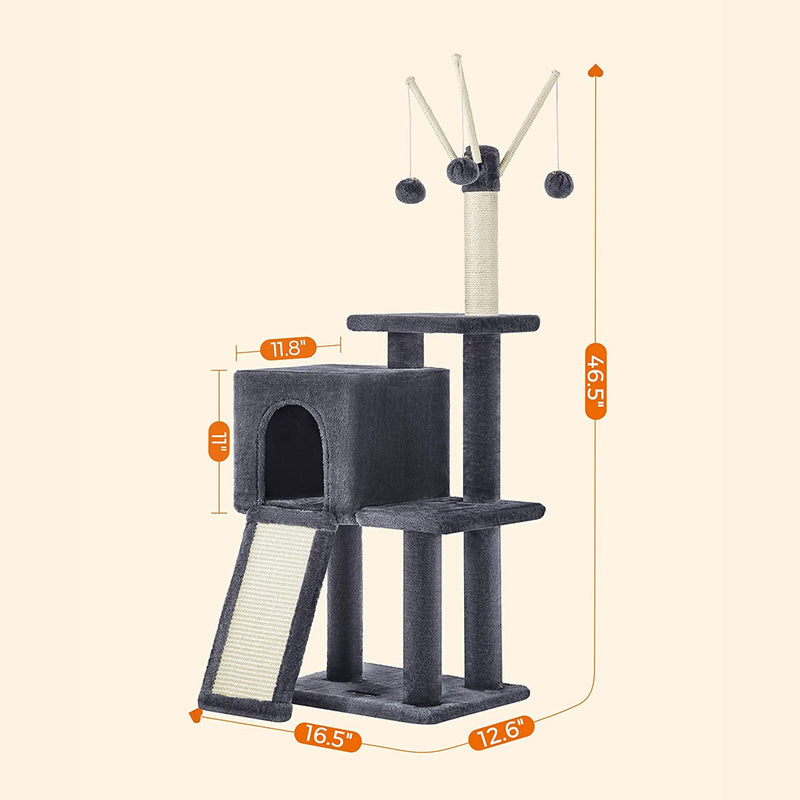 Scratching Post - Cat Tree - pour les chats domestiques - Gray de base