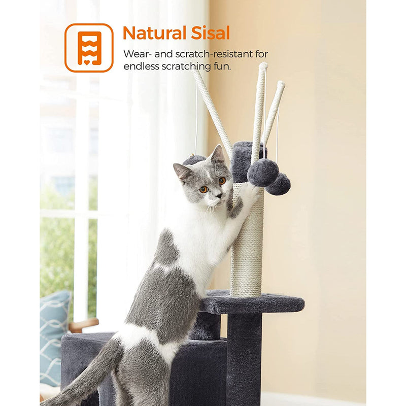 Scratching Post - Cat Tree - pour les chats domestiques - Gray de base