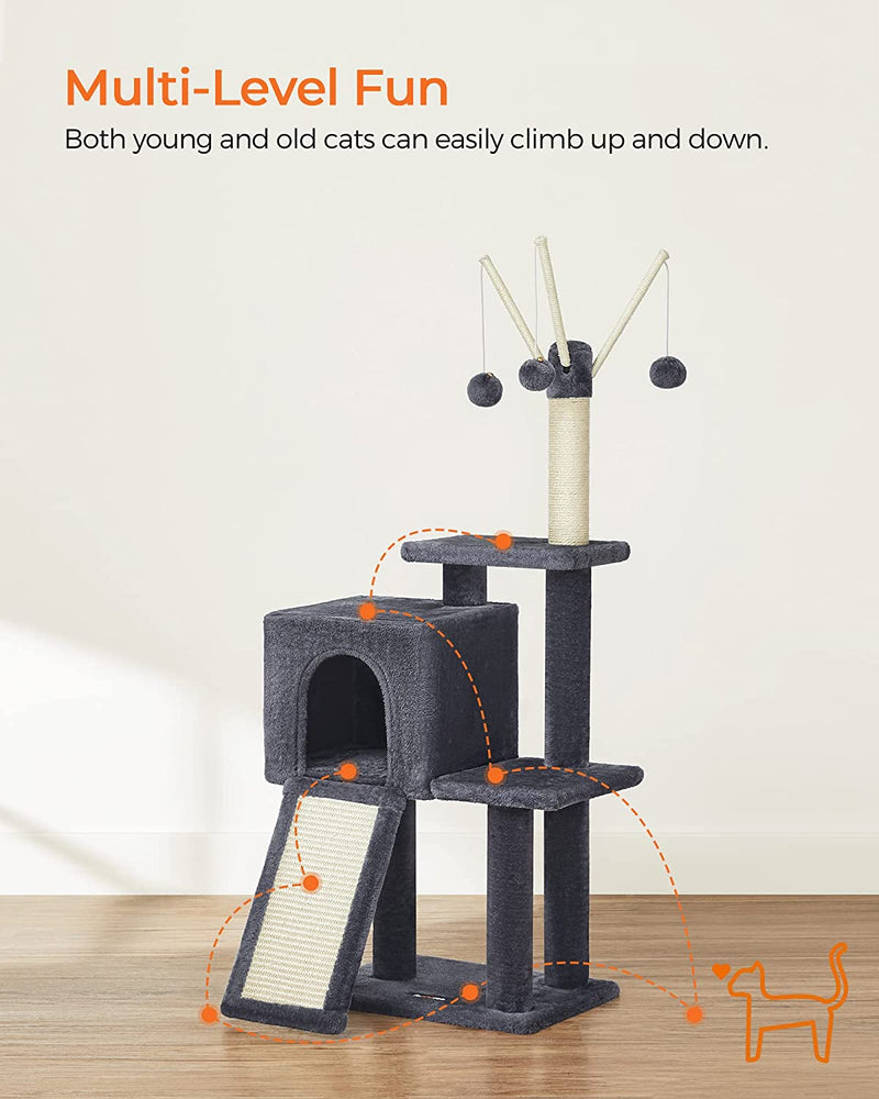 Scratching Post - Cat Tree - pour les chats domestiques - Gray de base