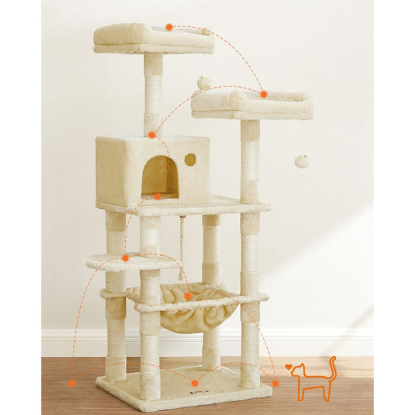 Scratching Post - Cat Tree - Beige