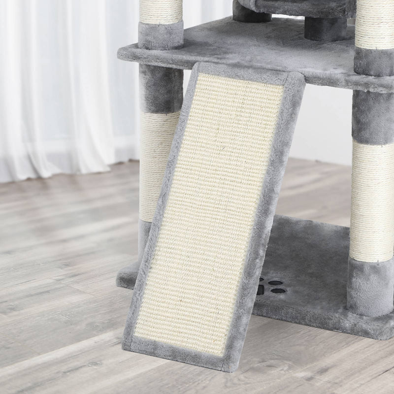 Scratching Post - Cat Post - Animal House - Cat House - Gris clair - jouets pour chat