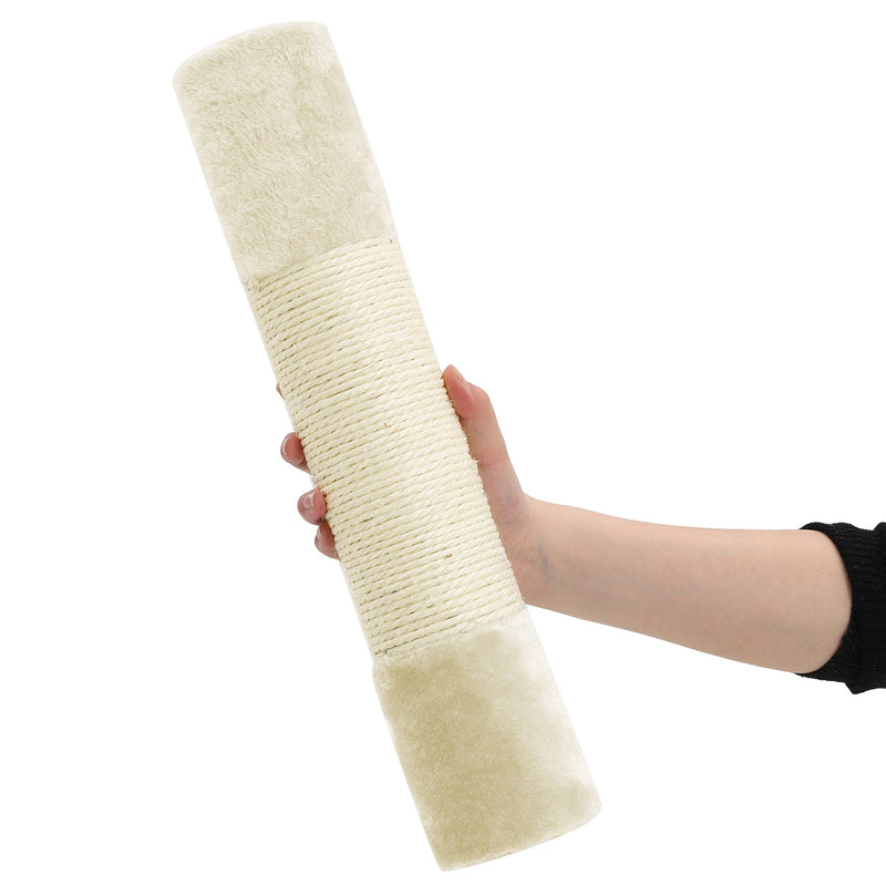 Scratching Post - Katter Sleep Spot - 2 hål - med plattform - 84 cm - Beige