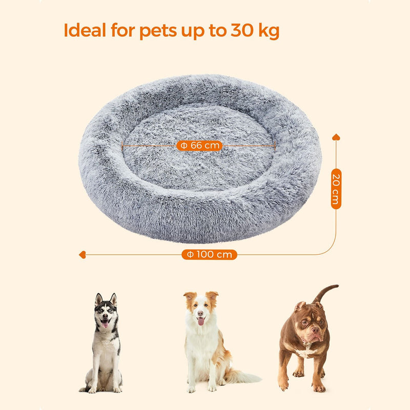 Hundkorg - Animal Basket - Animal Cushion - Animal Bed - Dog Bed - Cat Bed - Grey