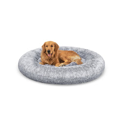 Panier de chien - Lit de chien moelleux - Ø 120 cm - Extra Good - Gris clair