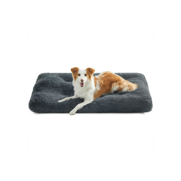 Koirakori - Fluffy Dog Bed - 110 x 73 cm - tummanharmaa