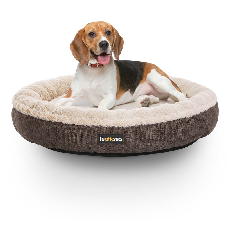 Hondenmand - Honden bed - Dierenmand - Kattenmand - rond - Bruin