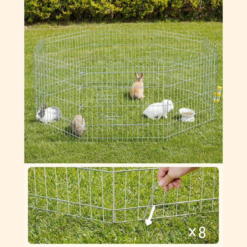 Valpbox - Cage for Rabbits - Silver