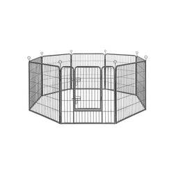 Hvalp - Animal Box - Med 8 gitterplader - Landsbolig - Grå