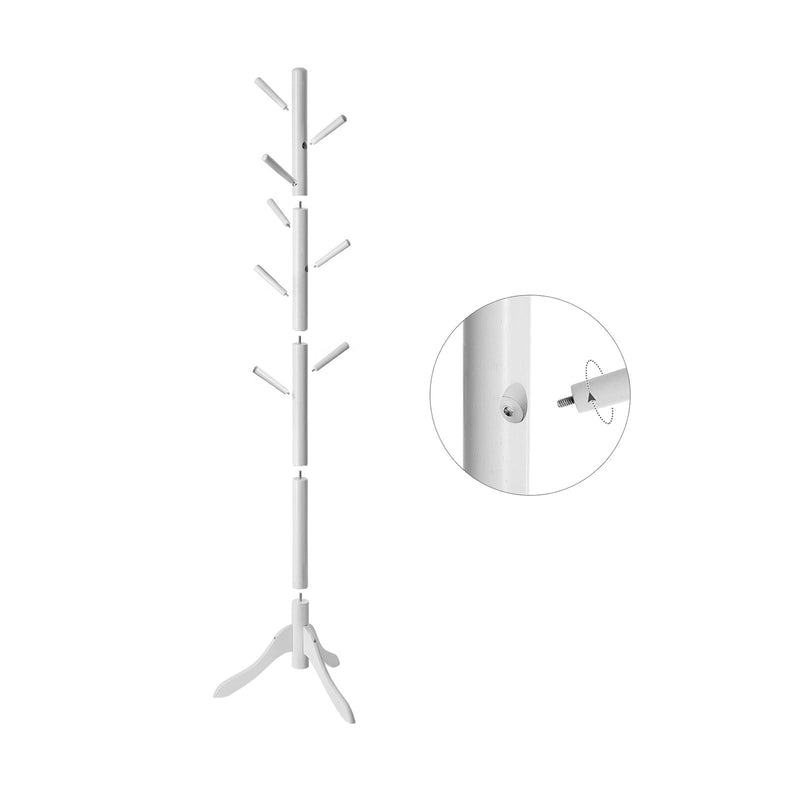 Coat Rack - klädstativ - 7 krokar - vita