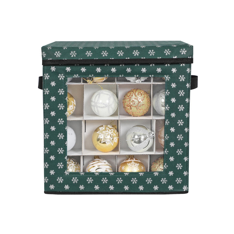 Boîtes de rangement pour les balles de Noël - Ensemble de 3 boîtes pliantes - pour les décorations de Noël