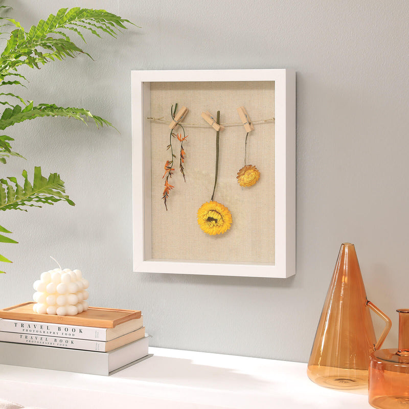 Shadow Box Frame - Watkers en Stick Pins - För DIY -hantverk