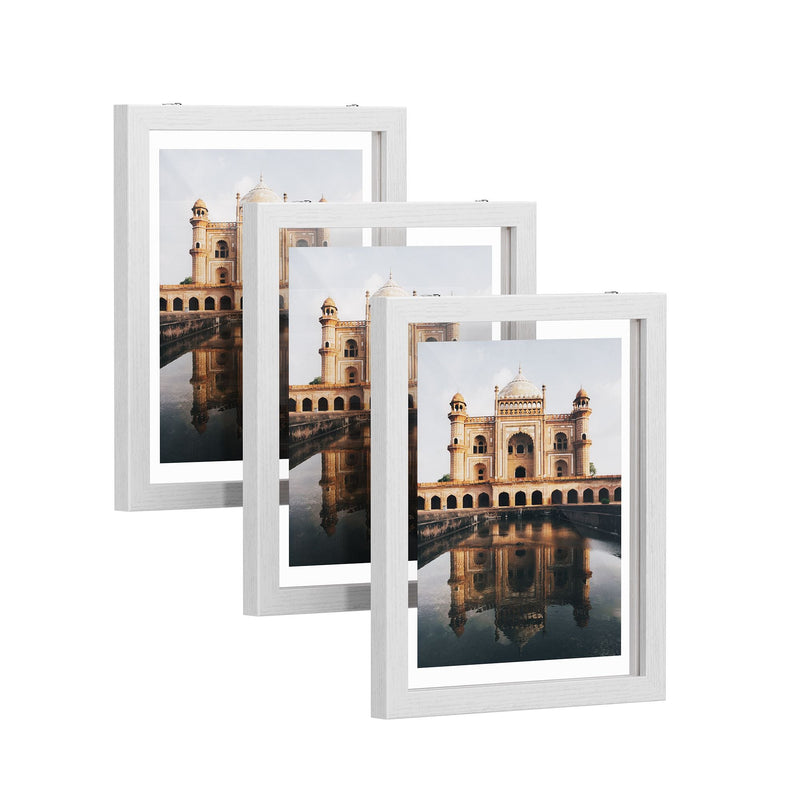 Frames photo - Ensemble de 9 - flottant - blanc