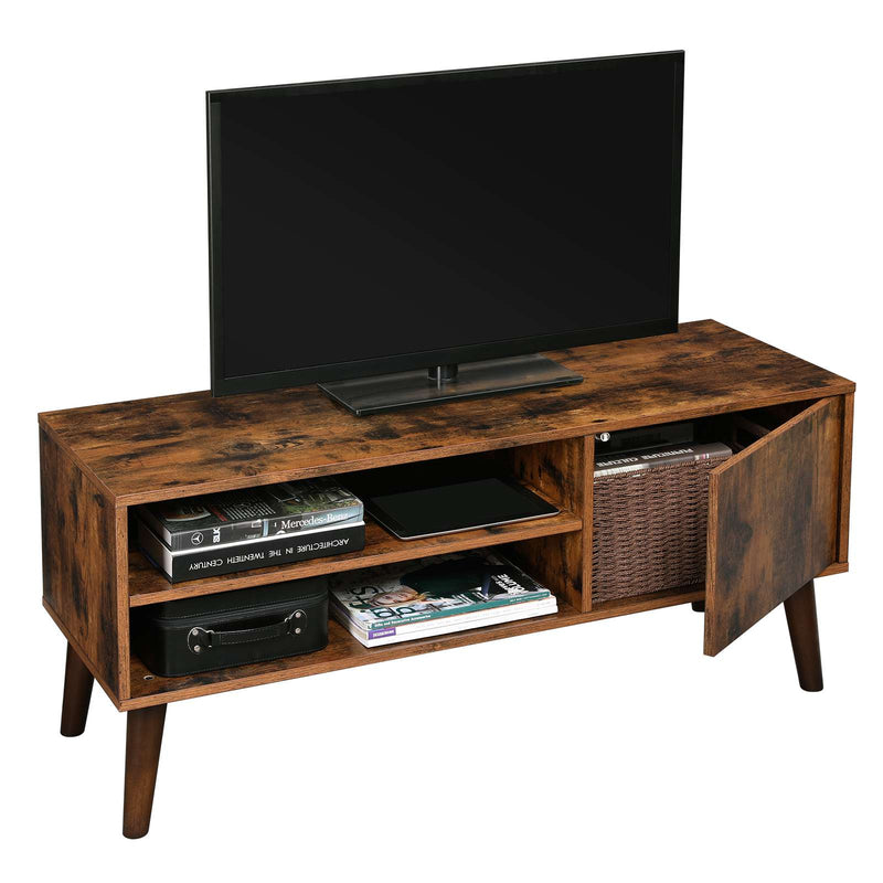 TV -skab - TV -møbler - TV Dresser - TV -skab - Lowboard - TV Board - Wood Look - Brun