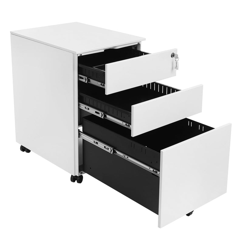 Load Cabinet - Loadblok - 3 skuffer - 39 x 60 x 52 cm - Hvid