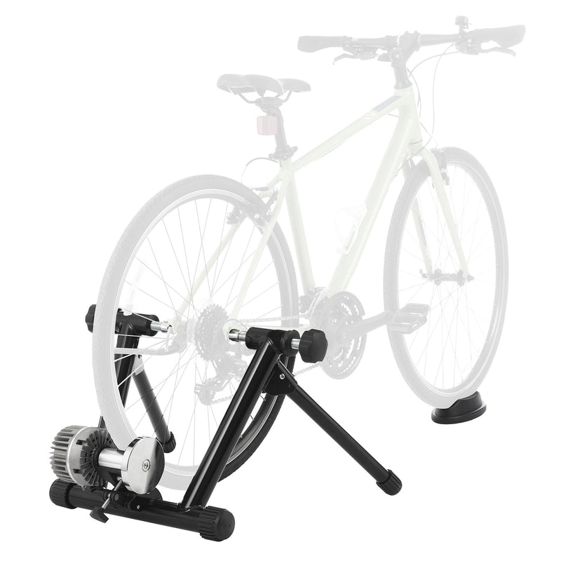 Trainer cu role - Trainer pentru biciclete - Trainer de rezistență la bicicletă - antrenament la domiciliu - negru