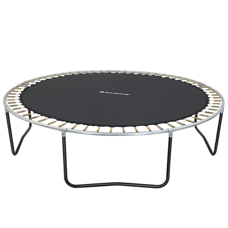 Trampoline Saumping Tissu - Ø 244 cm - noir