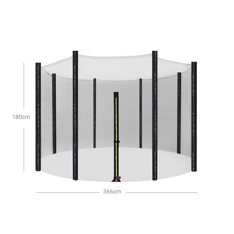 Sikkerhedsnet til trampolin - Ø 366 cm