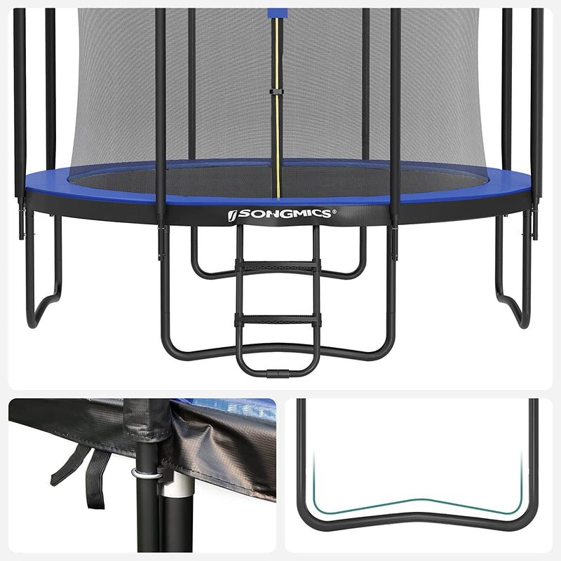 Trampoline - Met veiligheidsnet en ladder - 305 cm - Donkerblauw