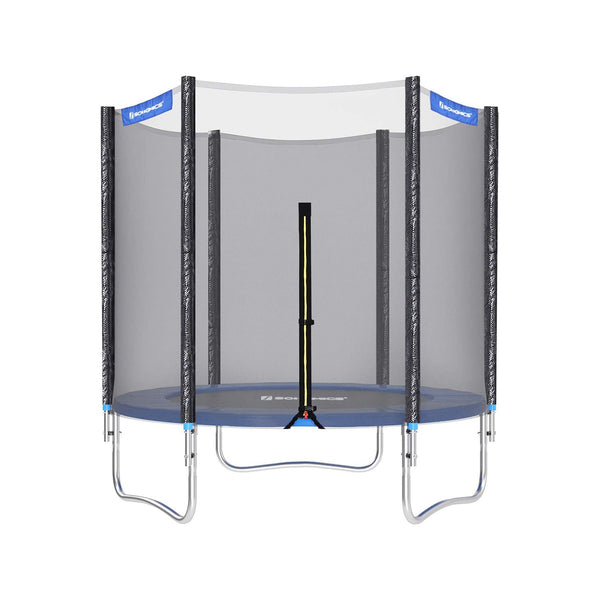 Trampoline - Tuintrampoline - Ø 183 cm - Met veiligheidsnet - Met trap - Blauw