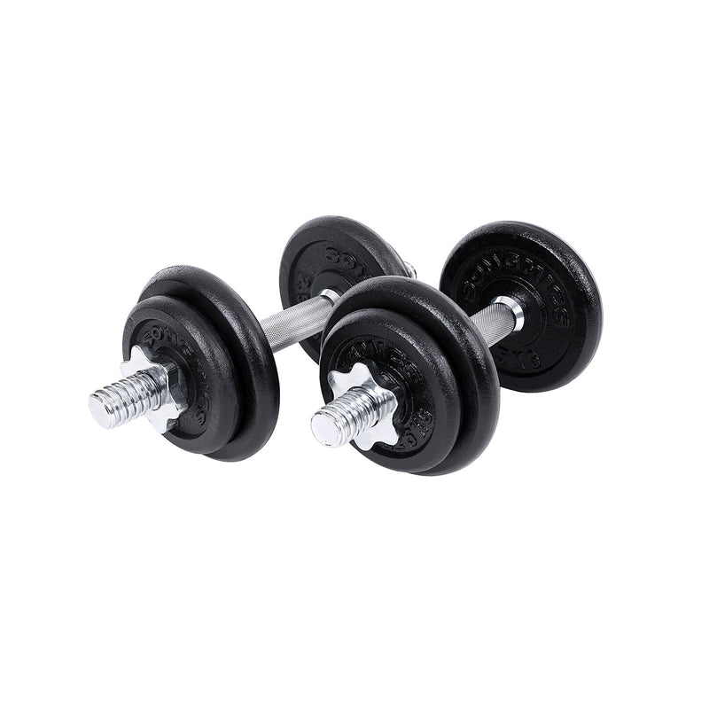 Halkers - gantere - fontă - gimnastică de acasă - set de 2 - 40 kg de greutăți