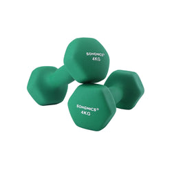 HALTERS - DUMBELLS - Ensemble de 2 - 4kg x 2 - vert