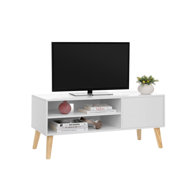 TV-kast - Lowboard - Televisietafel - Salontafel - Televisiekast - Modern - Wit