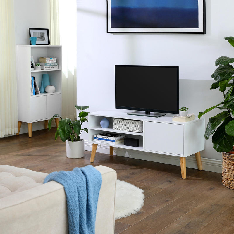 TV -skåp - Lowboard - Television Table - soffbord - Television Box - Modern - White