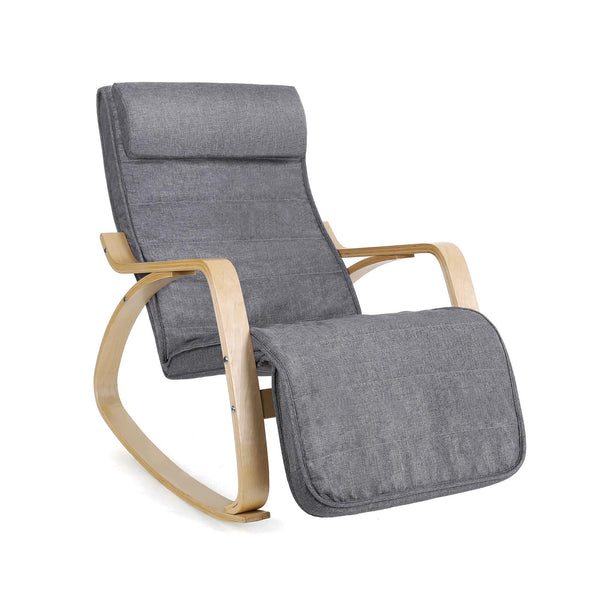 Scaun de stâncă - scaun de relaxare - Lounger - Grey