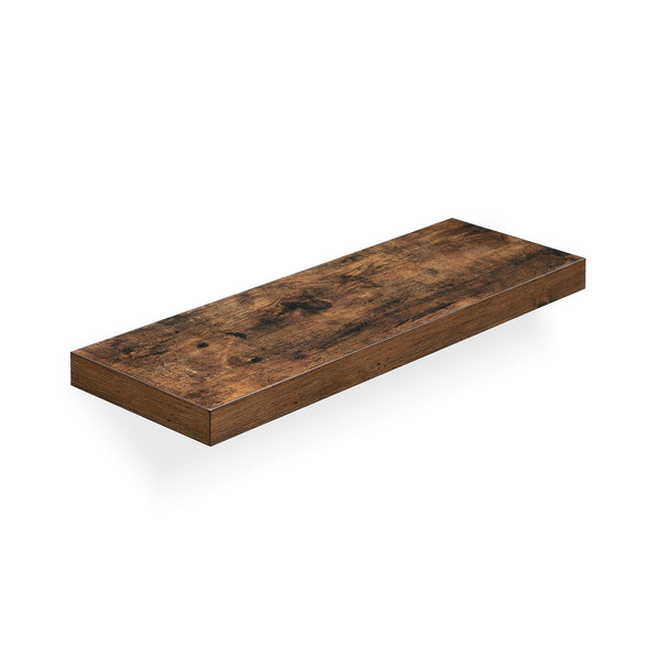 Planche flottante - en bois - 60 x 20 x 3,8 cm - brun