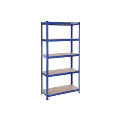 Rack Box - Warehouse Rack - 5 -Layer Rack - 30 x 75 x 150 cm - Blue