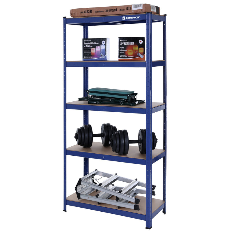 Boîte de rack - Rack de rangement - 180 x 90 x 40 - bleu