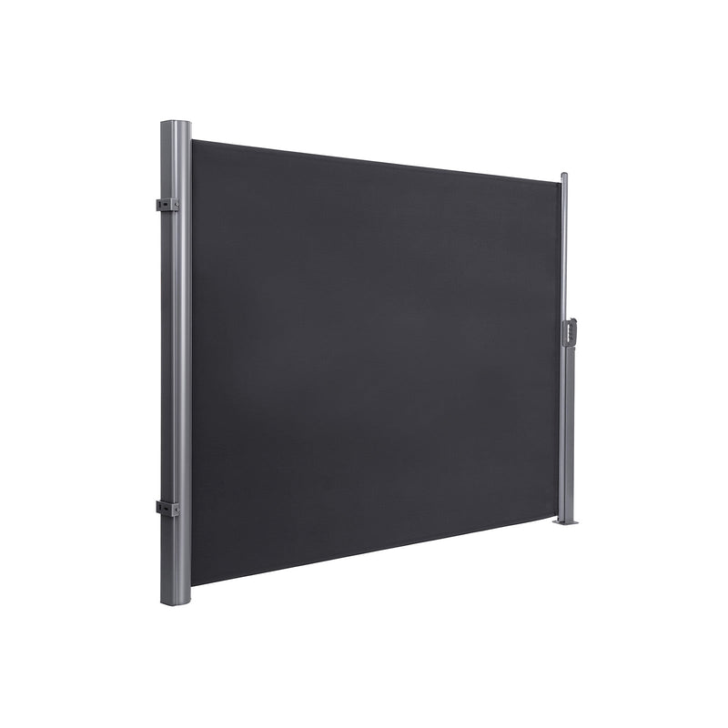 Canopée latérale - Protection des informations - Sunshade - Extensible - 180 x 350 cm - noir