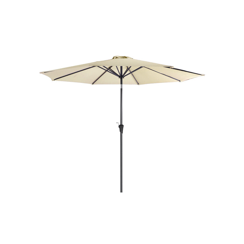 Parasol - Écran de jardin - octogonal - avec élingue - Ø 300 cm - beige