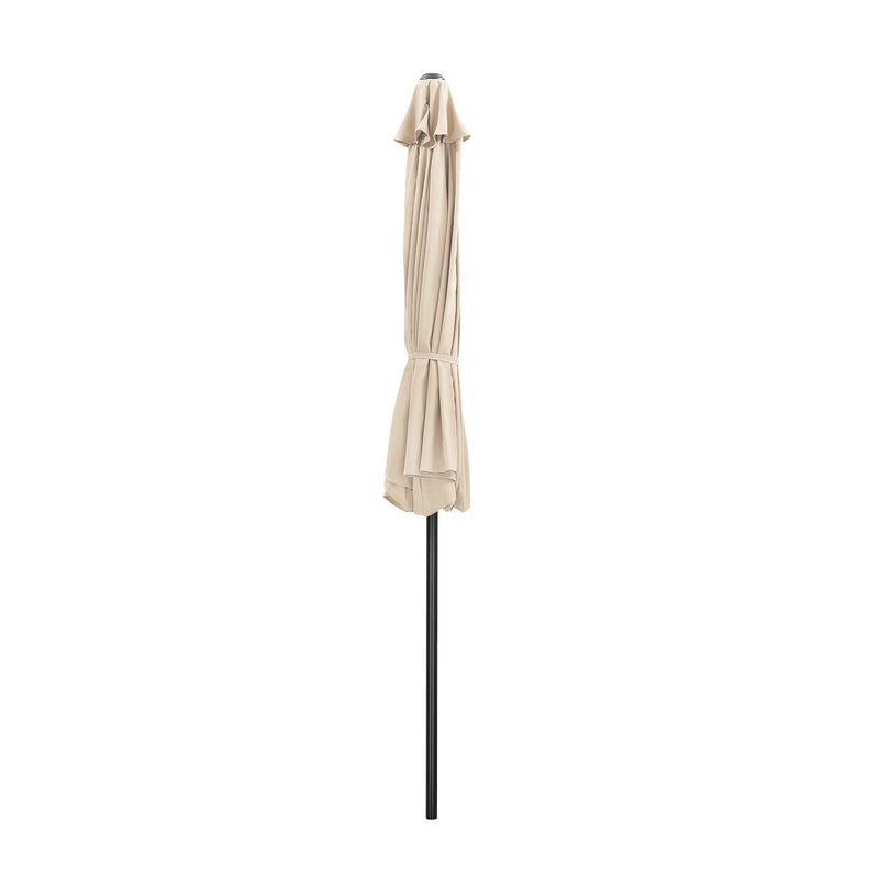 Parasol - Écran de jardin - octogonal - avec élingue - Ø 300 cm - beige