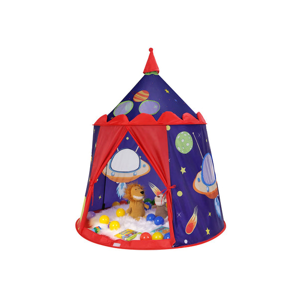 Speeltent - Prins Kasteel Tent - Speelhuisje voor binnen en buiten - Blauw